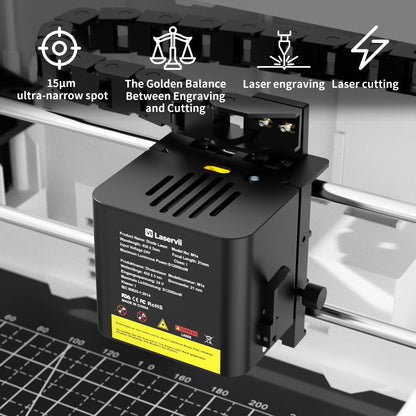 Laservii M1s Lasergravurmaschinen-12W-Laserset