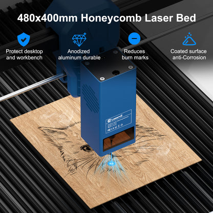 Pannello di Lavoro a Nido d'Ape in Alluminio per Taglio Laser Laservii