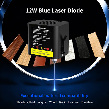 Laservii M1s Lasergravurmaschinen-12W-Laserset